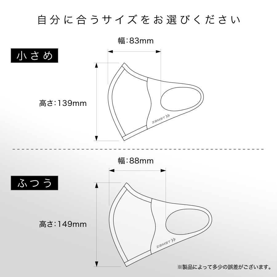 マウスカバー サイズ